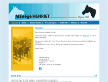 Tablet Screenshot of manegehenriet.be